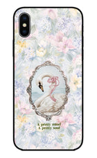 Pretty Mind Pretty Soul iPhone XS Glass Case