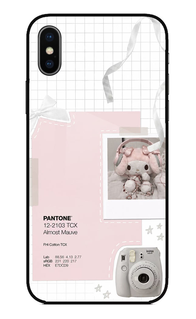 Pantone Asthetic iPhone XS Glass Case