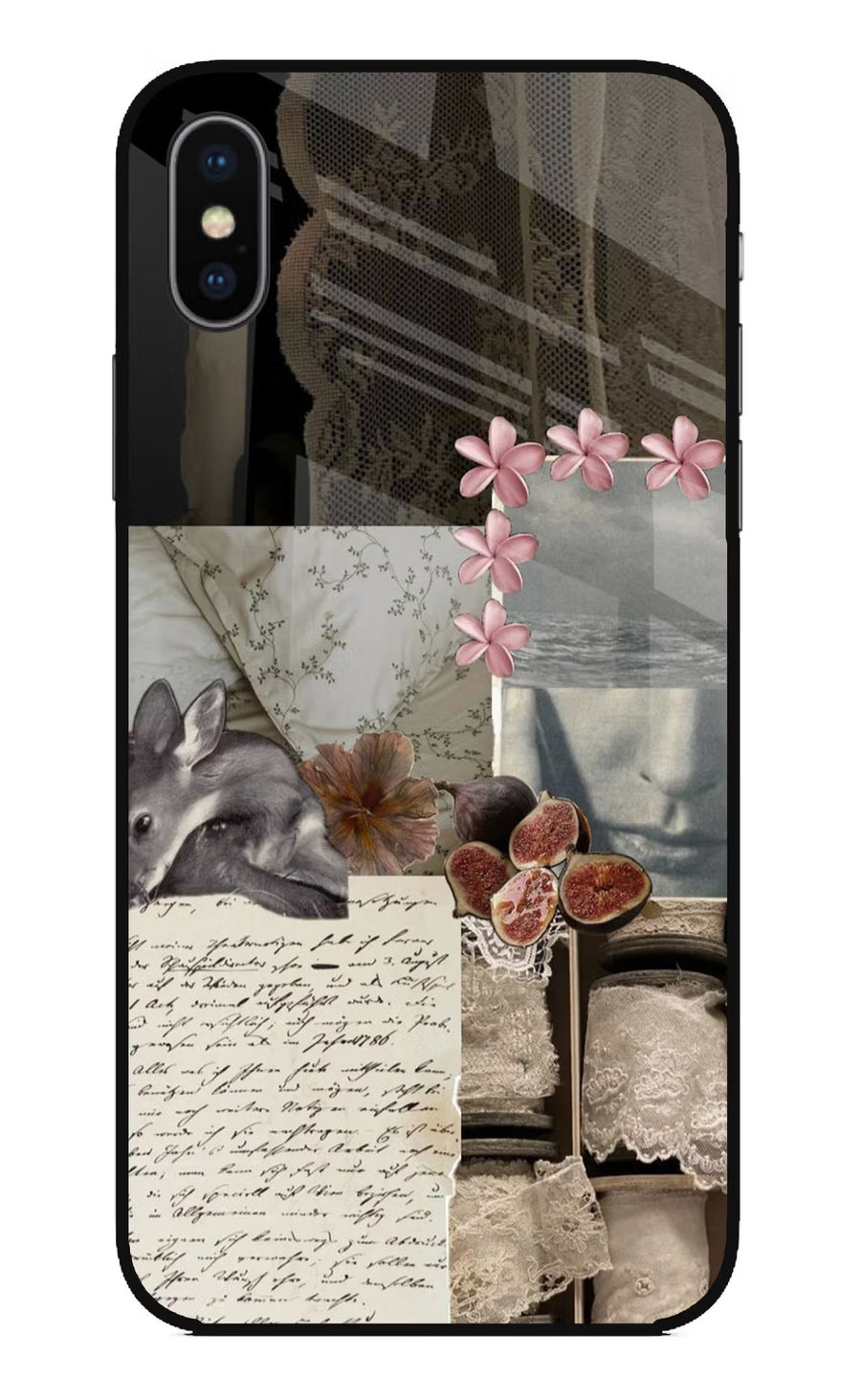 Midnight Sky iPhone XS Back Cover, Glass case