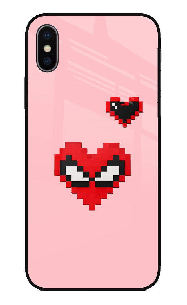 Gwen Heart iPhone XS Glass Case