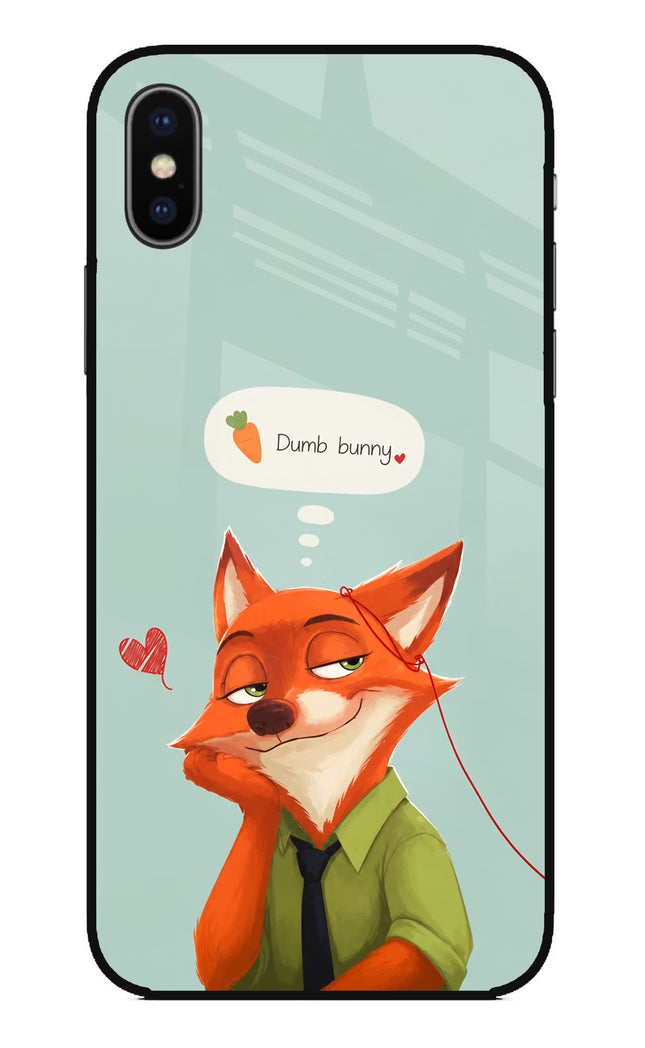Nick Charm iPhone XS Glass Case