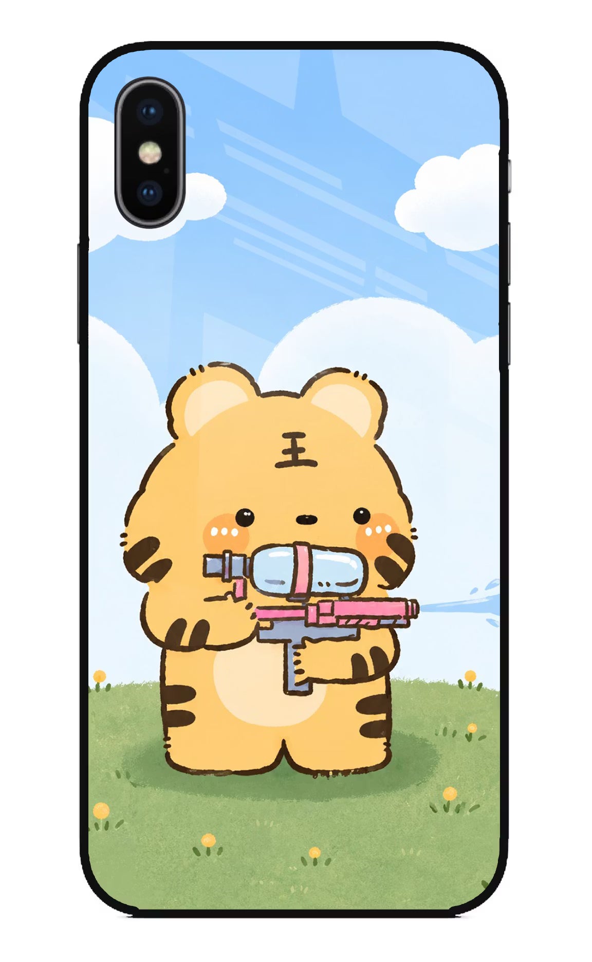 Tiger Treat iPhone XS Glass Case