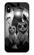 Hood Cats iPhone XS Glass Case
