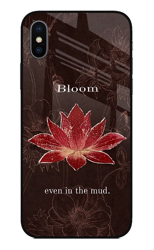 Bloom iPhone XS Glass Case