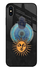 Divine Sun iPhone XS Glass Case