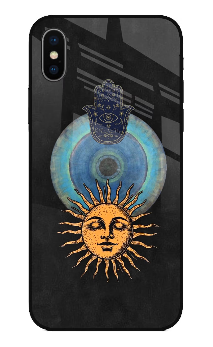 Divine Sun iPhone XS Back Cover, Glass case