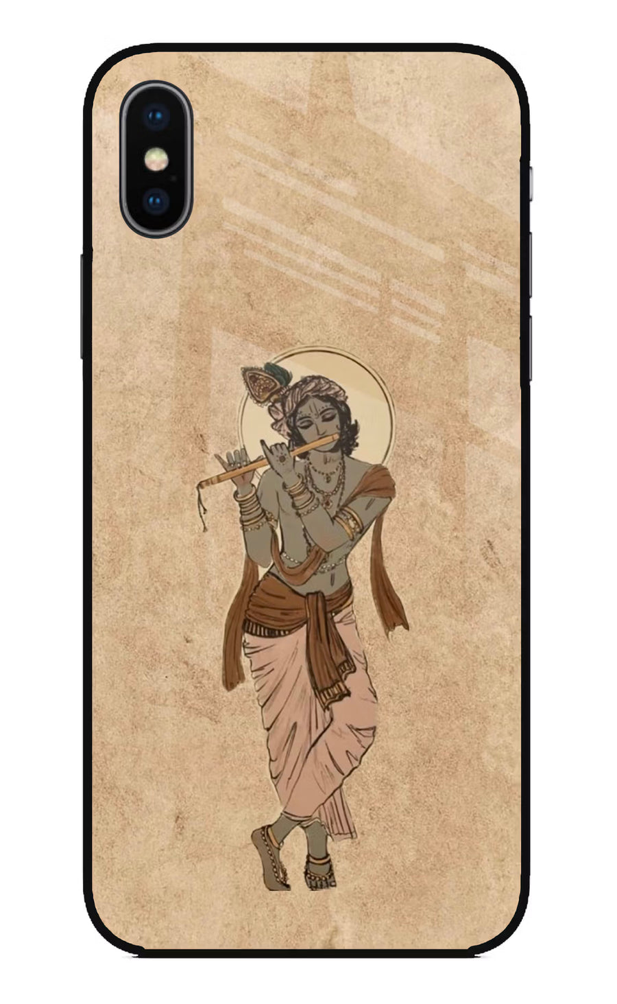 Krishna iPhone XS Back Cover, Glass case