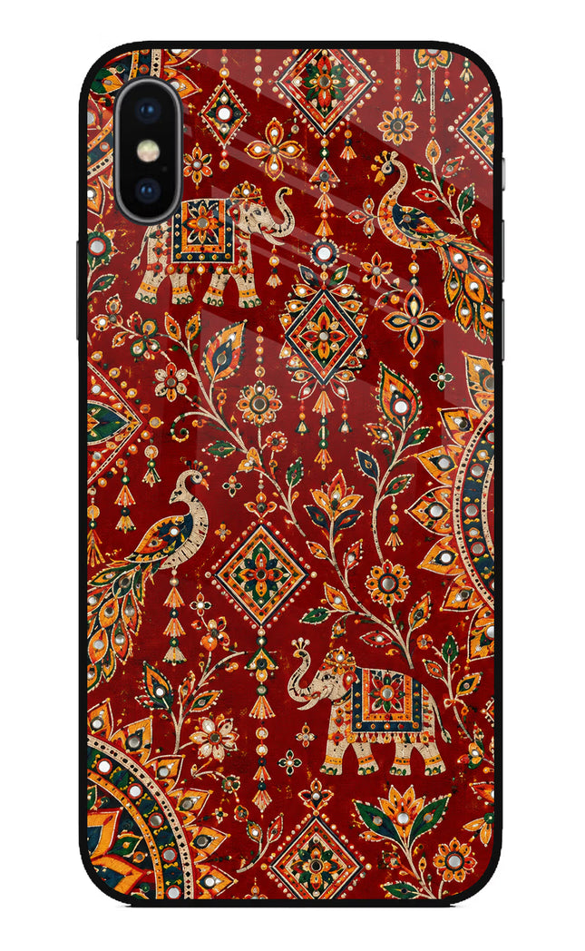Laal Riwaaz iPhone XS Glass Case