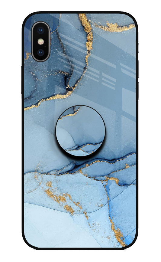 Blue Marble iPhone XS Glass Case