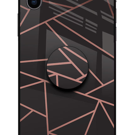 Geometric Pattern iPhone XS Glass Case