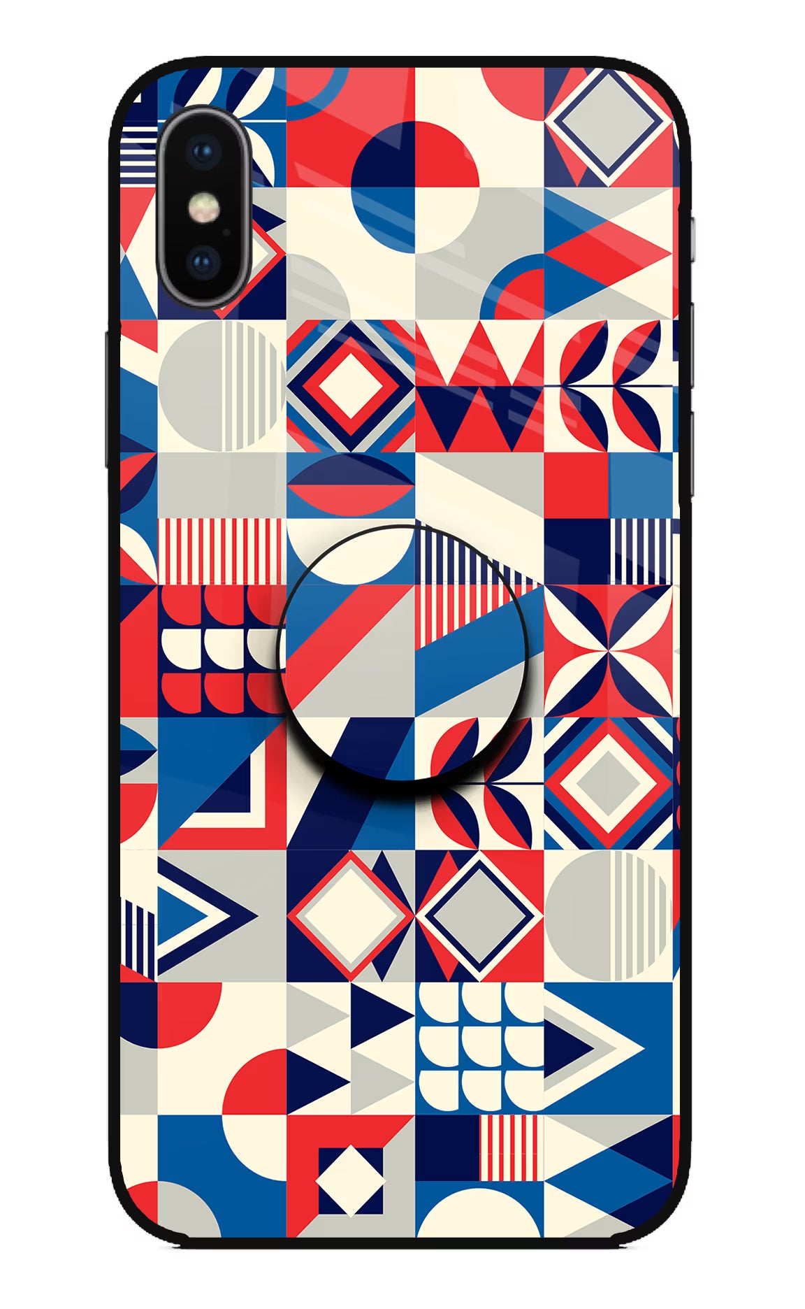 Colorful Pattern iPhone XS Pop Case by Casekaro