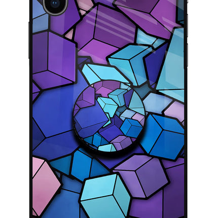 Cubic Abstract iPhone XS Pop Case by Casekaro