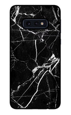 Black Marble Pattern Samsung S10E Glass Case