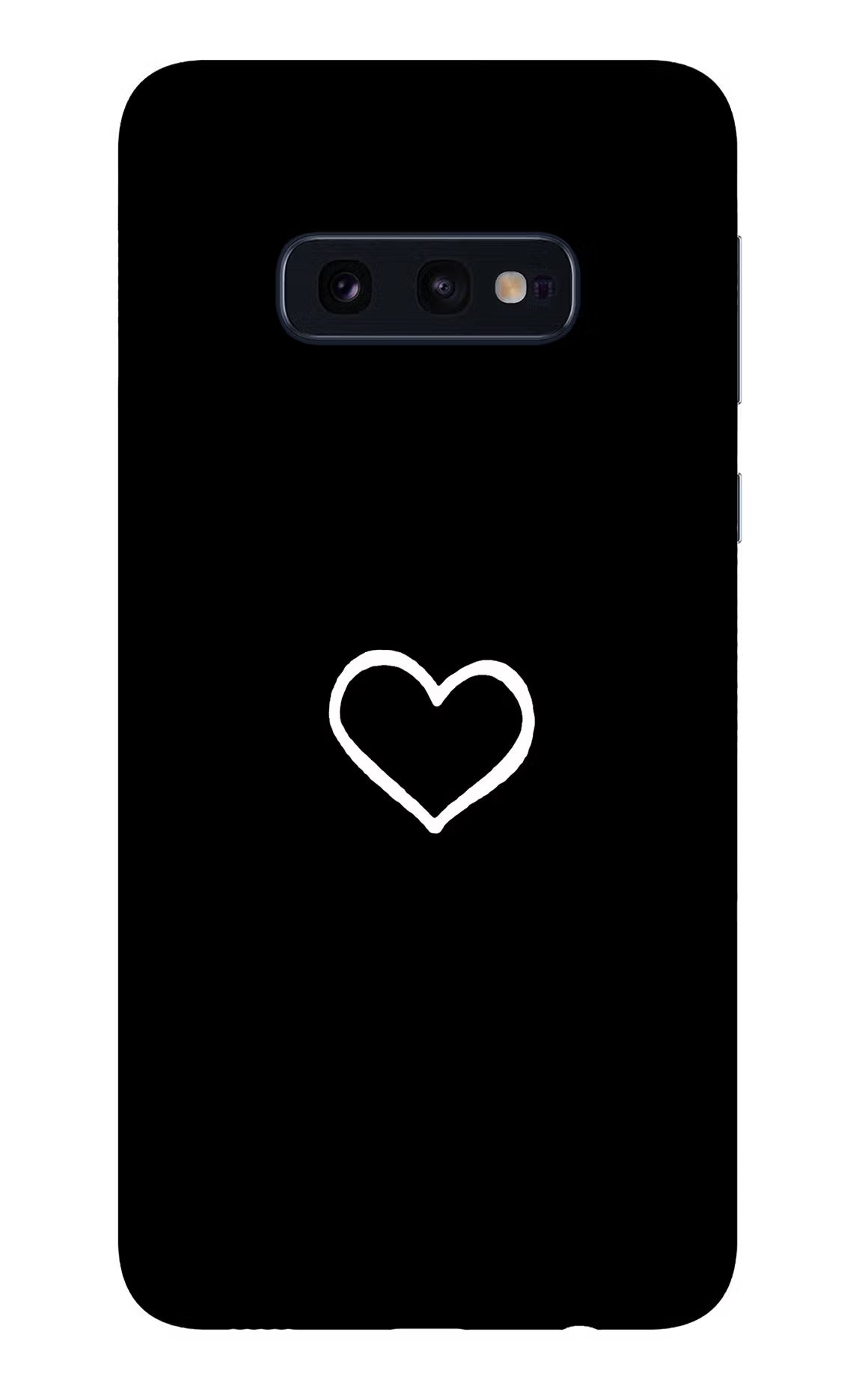Heart Samsung S10E Glass Case