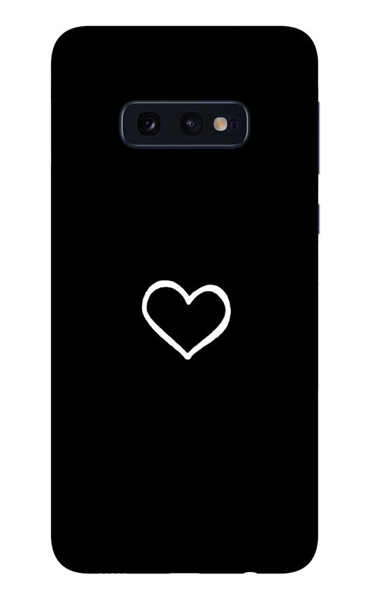 Heart Samsung S10E Glass Case