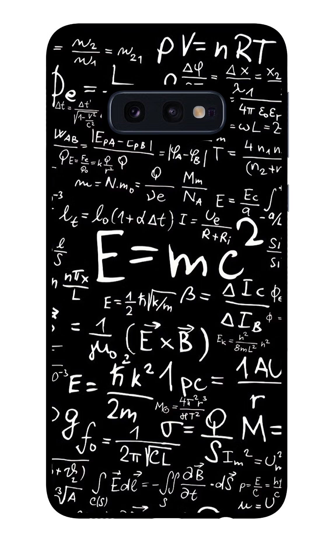 Physics Formula Samsung S10E Glass Case Back Cover by Casekaro