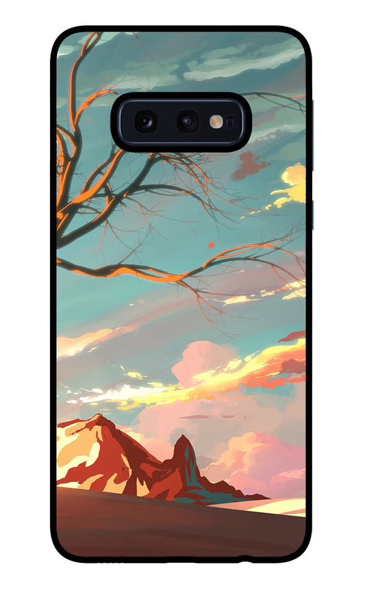 Scenery Samsung S10E Glass Case
