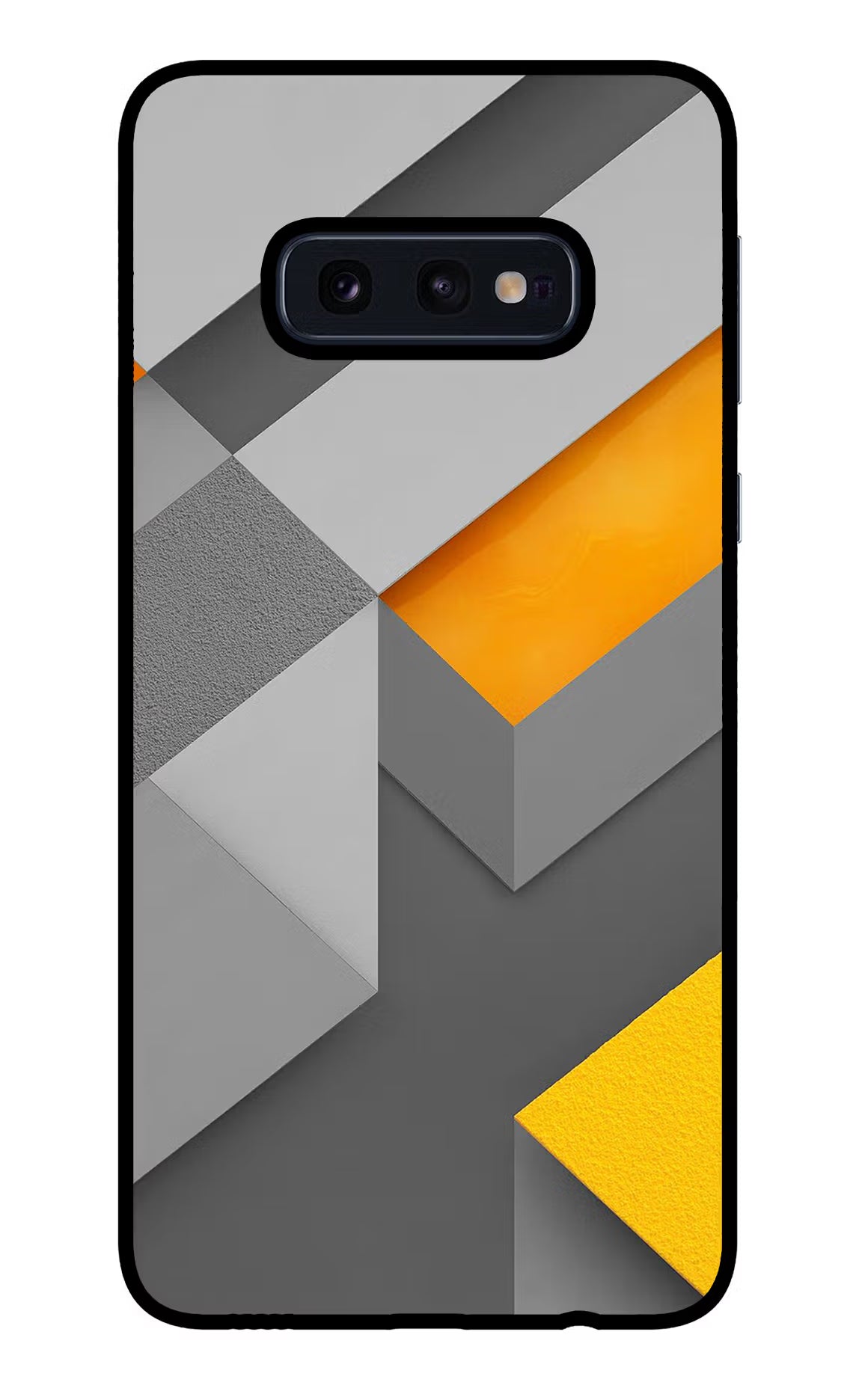 Abstract Samsung S10E Glass Case Back Cover by Casekaro