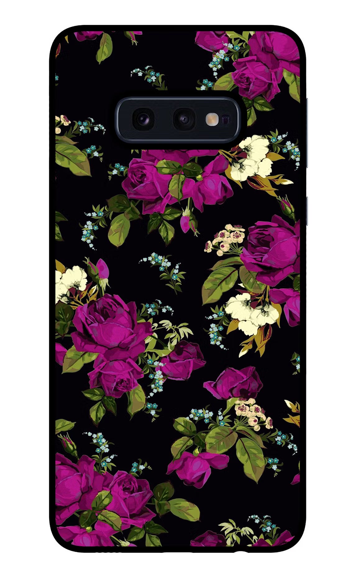 Flowers Samsung S10E Glass Case