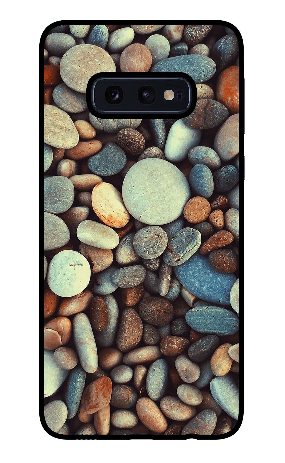 Pebble Samsung S10E Glass Case Back Cover by Casekaro