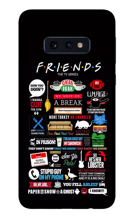 FRIENDS Samsung S10E Glass Case