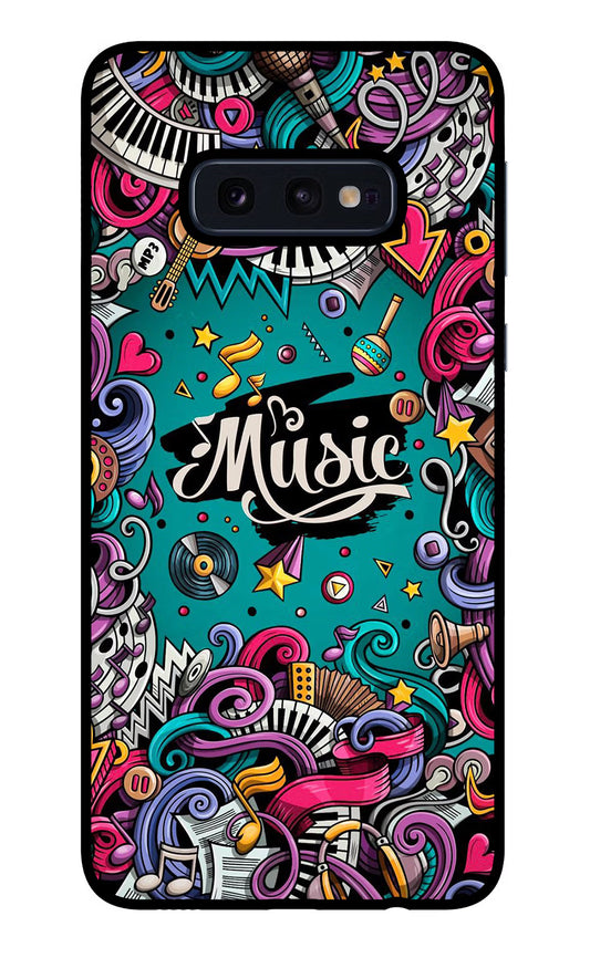 Music Graffiti Samsung S10E Glass Case