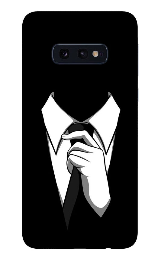 Black Tie Samsung S10E Glass Case