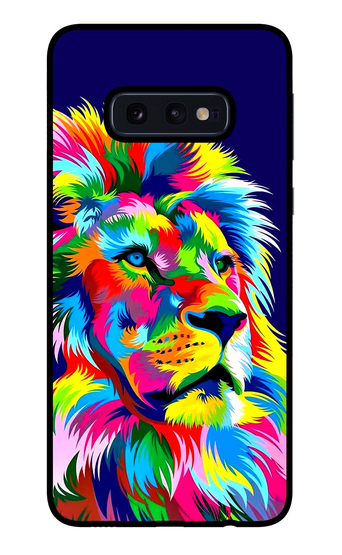 Vector Art Lion Samsung S10E Glass Case