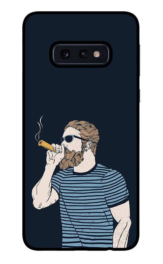 Smoking Samsung S10E Glass Case