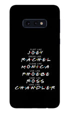FRIENDS Character Samsung S10E Glass Case