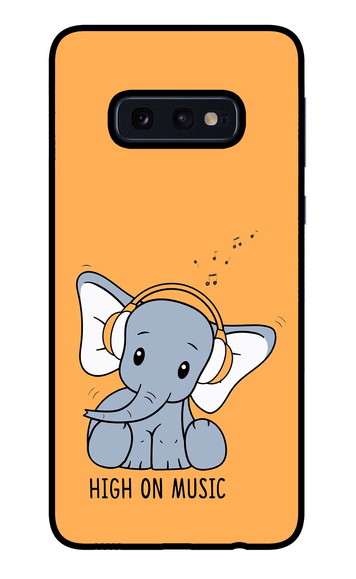 High On Music Samsung S10E Glass Case