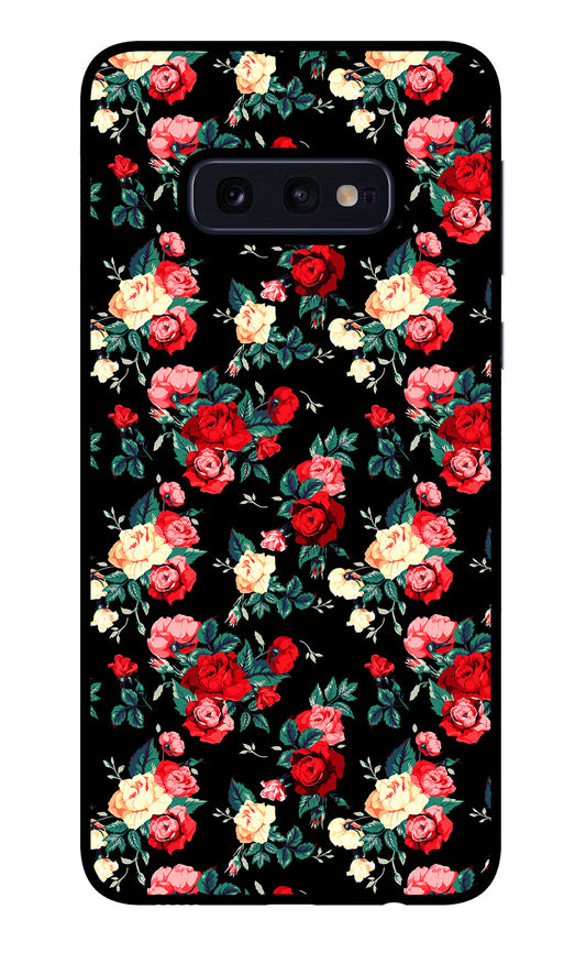 Rose Pattern Samsung S10E Glass Case