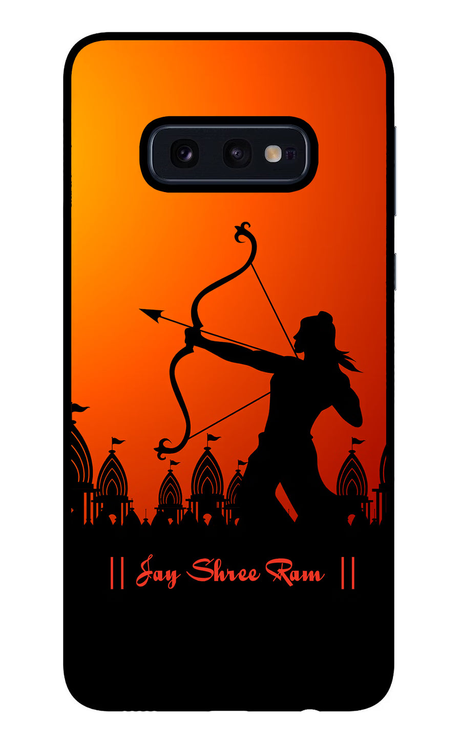 Lord Ram - 4 Samsung S10E Back Cover, Glass case
