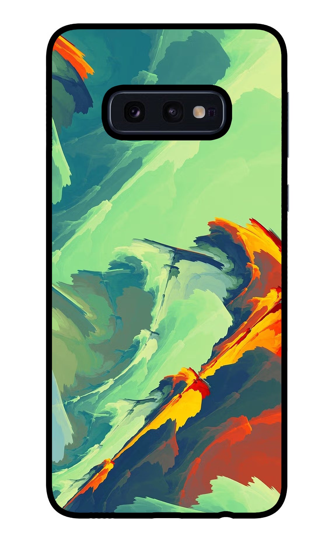 Paint Art Samsung S10E Glass Case Back Cover by Casekaro
