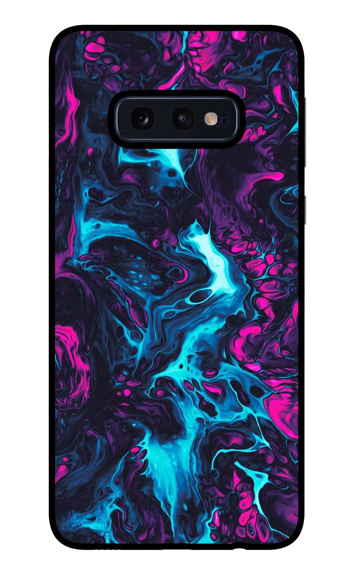 Abstract Samsung S10E Glass Case Back Cover by Casekaro