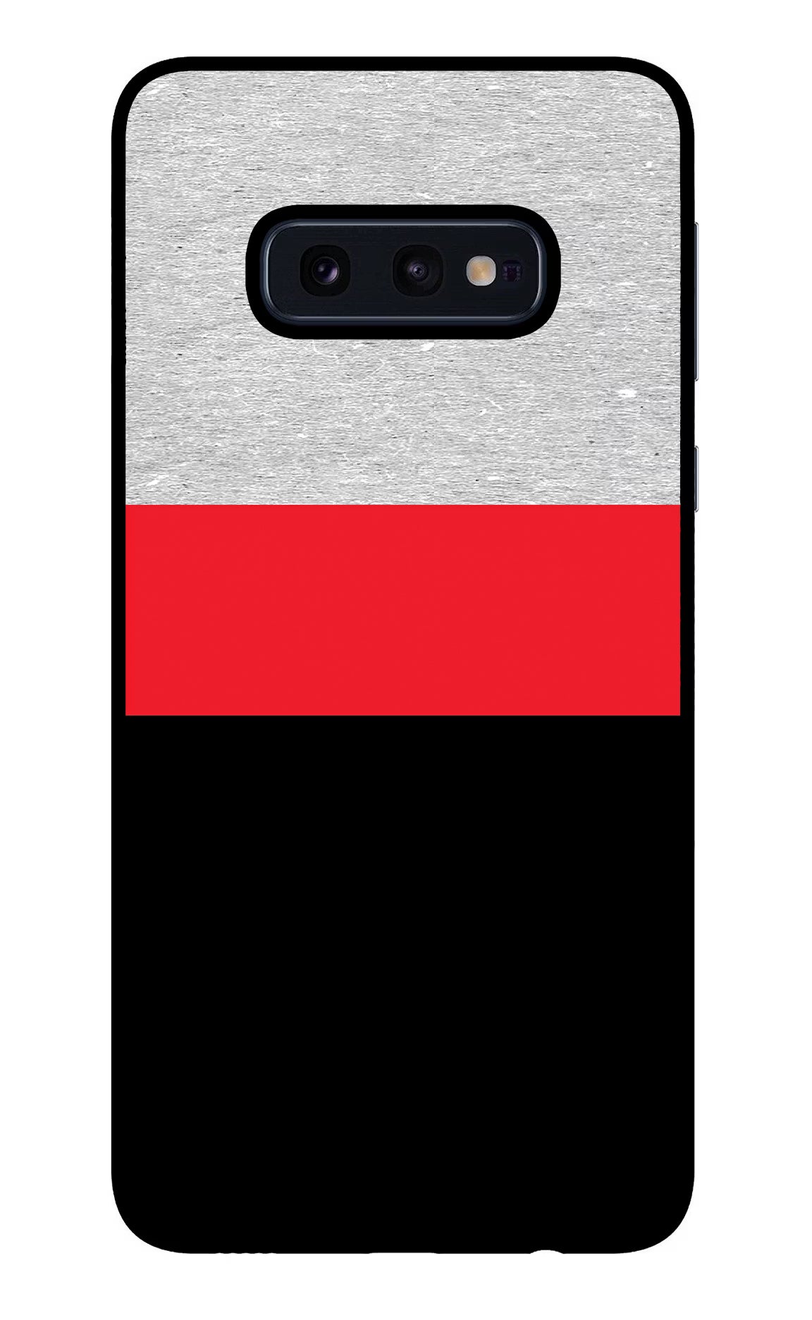 Tri Color Pattern Samsung S10E Glass Case
