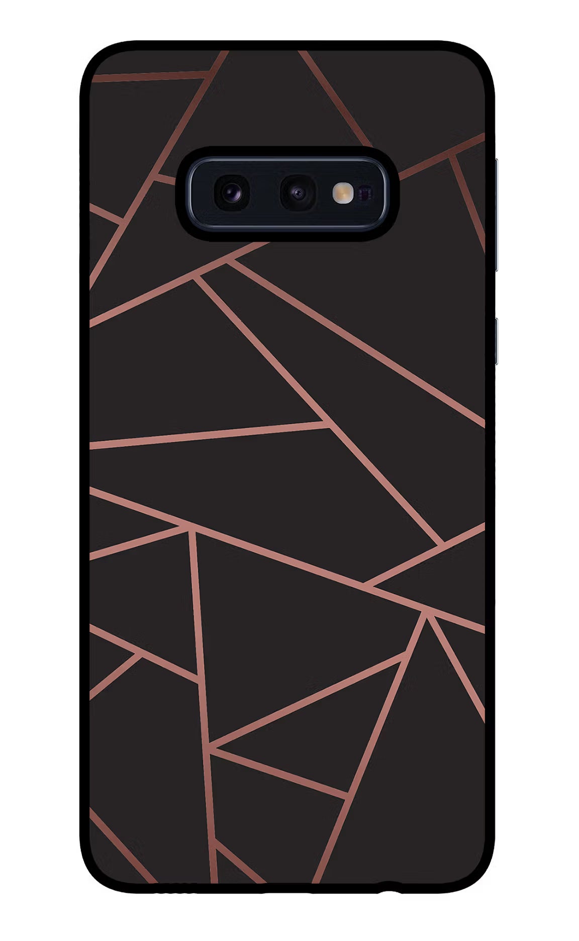 Geometric Pattern Samsung S10E Glass Case Back Cover by Casekaro