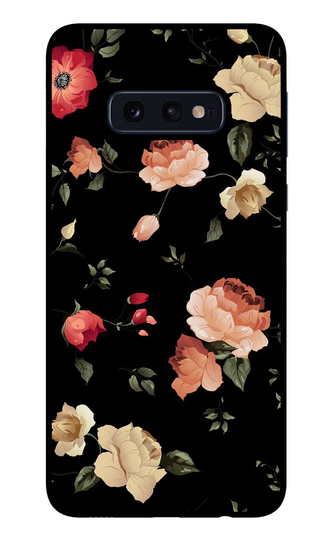 Flowers Samsung S10E Glass Case