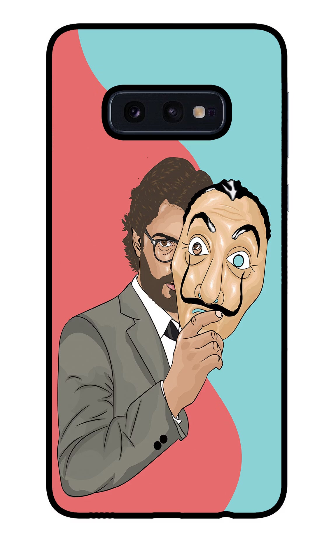 Professor Samsung S10E Glass Case Back Cover by Casekaro