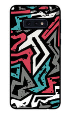 Geometric Graffiti Samsung S10E Glass Case