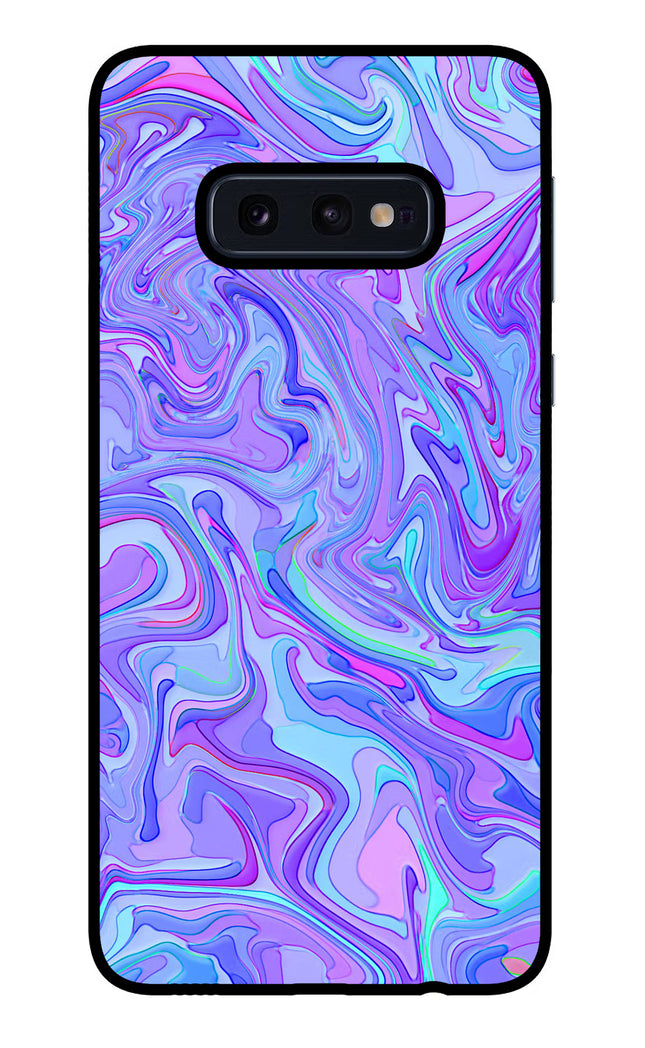 Glitter Samsung S10E Glass Case Back Cover by Casekaro