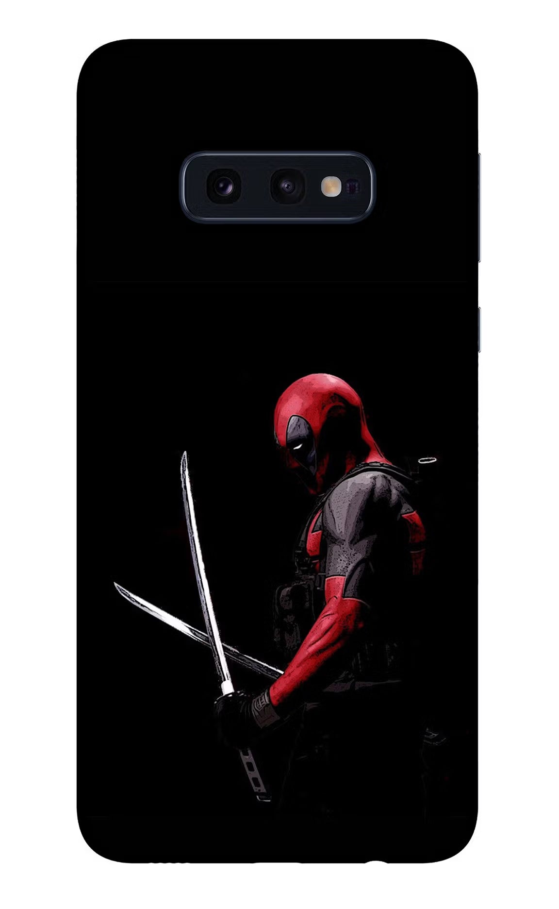 Deadpool Samsung S10E Glass Case Back Cover by Casekaro