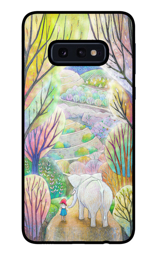 Nature Painting Samsung S10E Glass Case