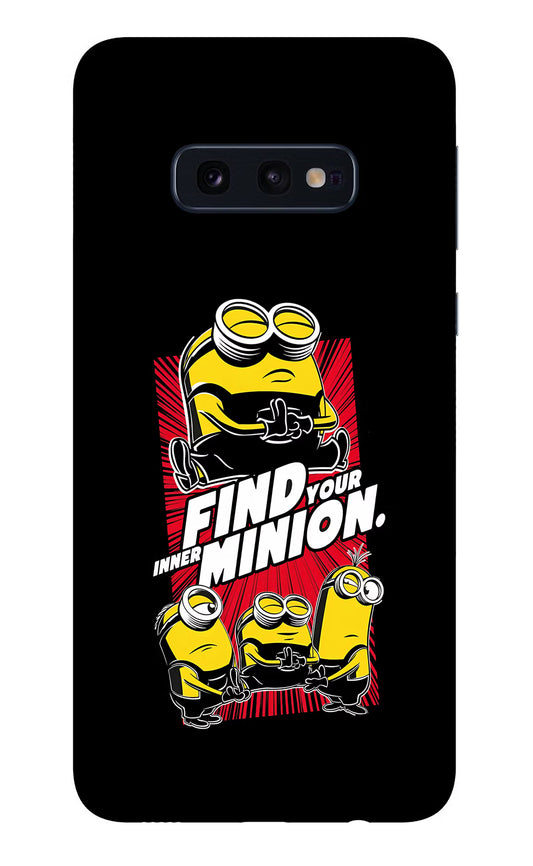 Find your inner Minion Samsung S10E Glass Case