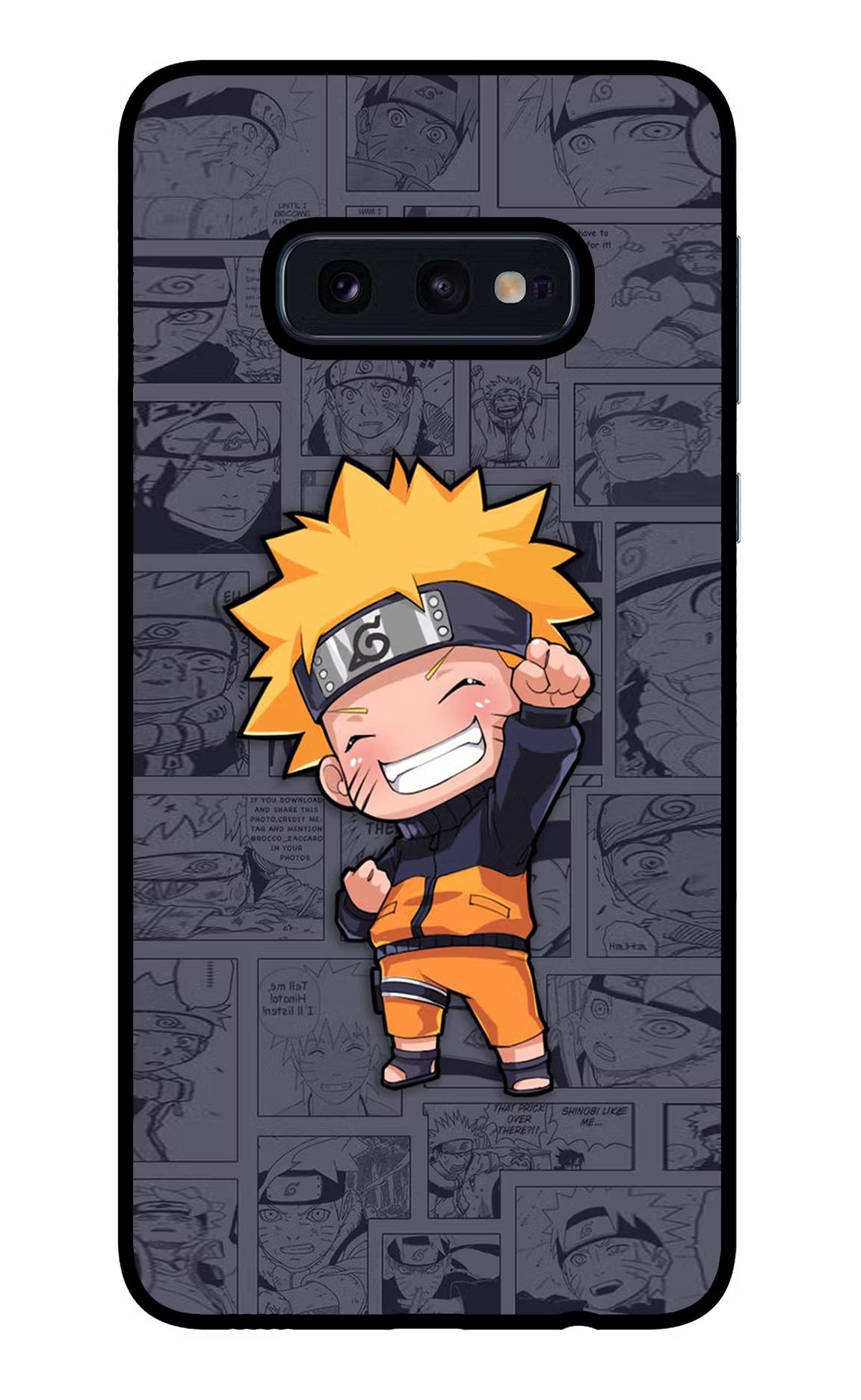Chota Naruto Samsung S10E Glass Case Back Cover by Casekaro