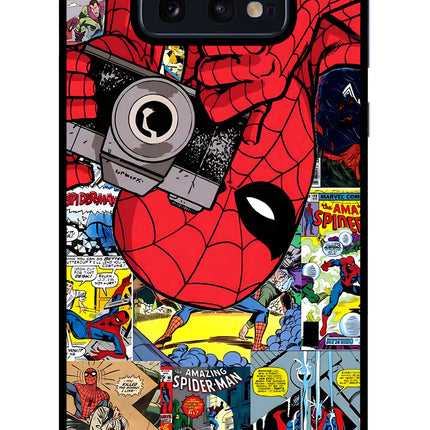 Spider Man Samsung S10E Glass Case Back Cover by Casekaro
