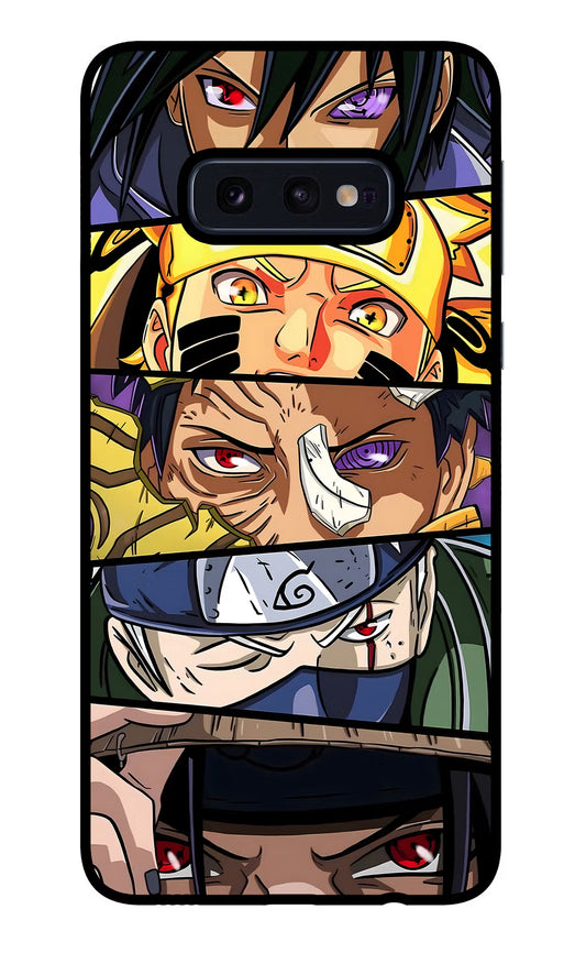 Naruto Character Samsung S10E Glass Case