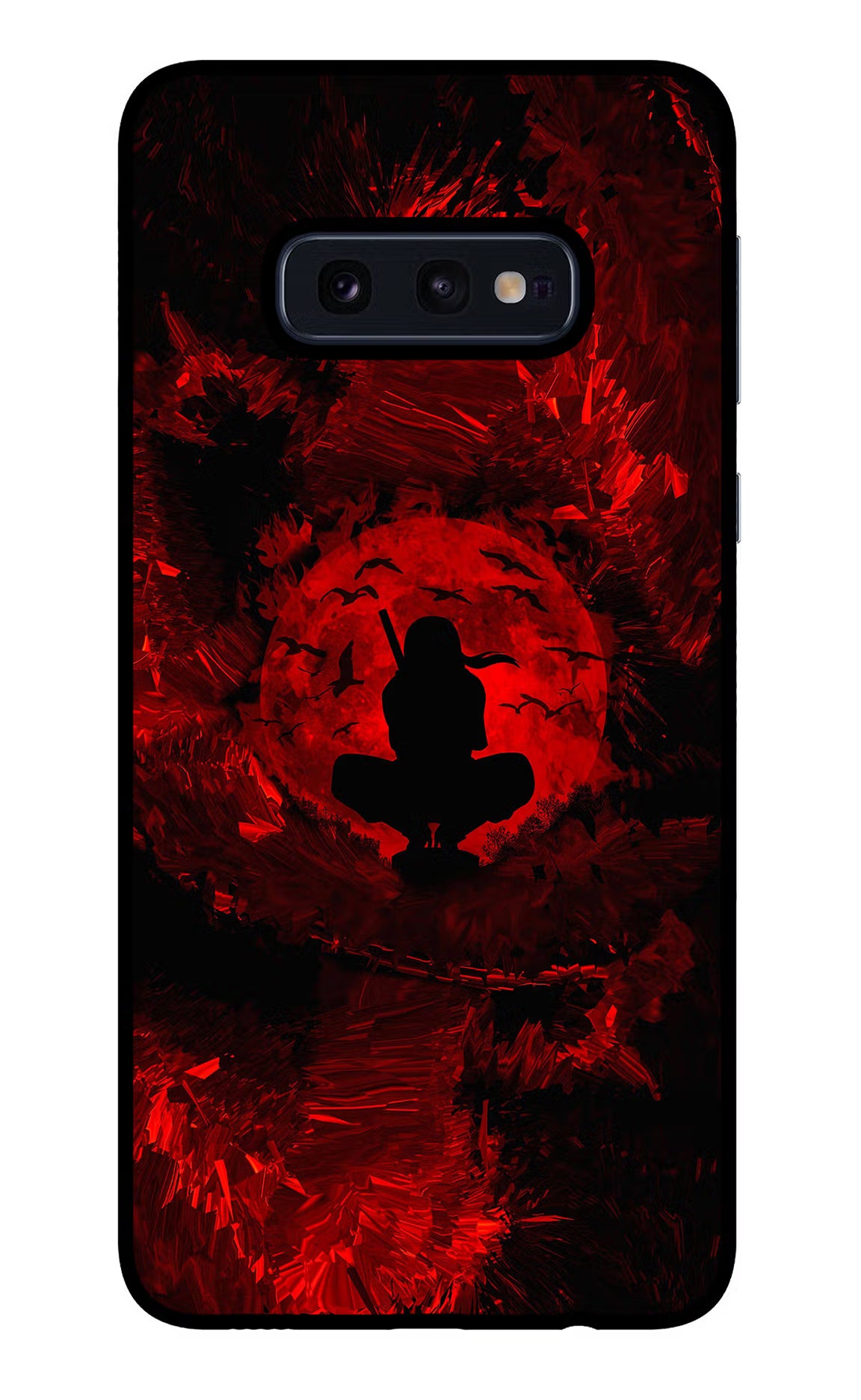 Itachi Uchiha Samsung S10E Glass Case Back Cover by Casekaro