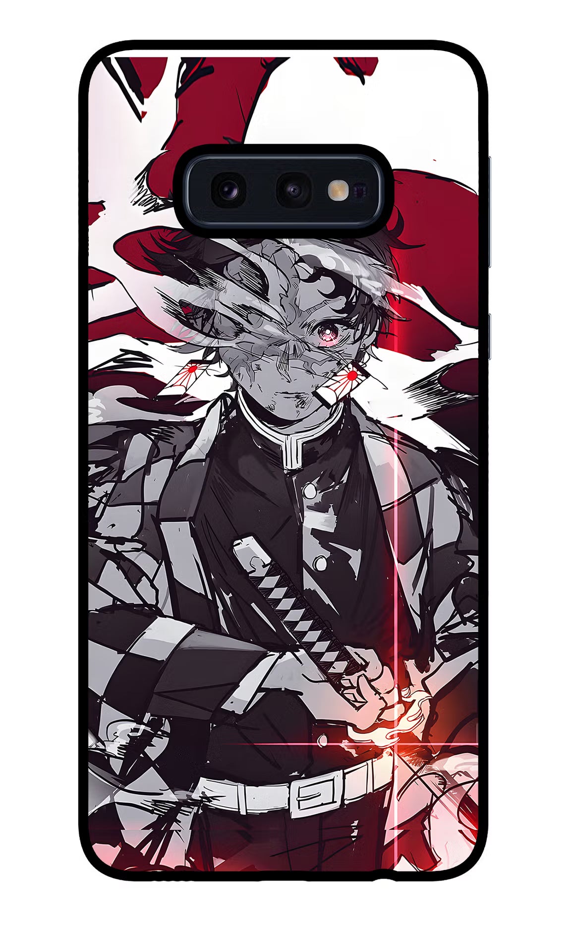 Demon Slayer Samsung S10E Glass Case