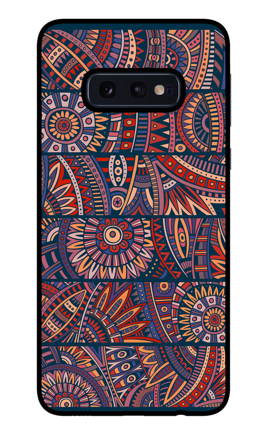African Culture Design Samsung S10E Glass Case